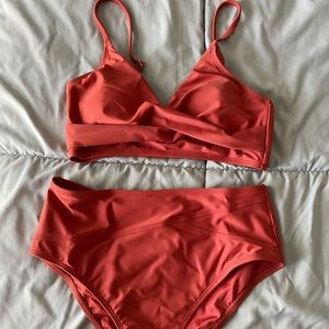 Cupshe Twist High Waist Bikini
